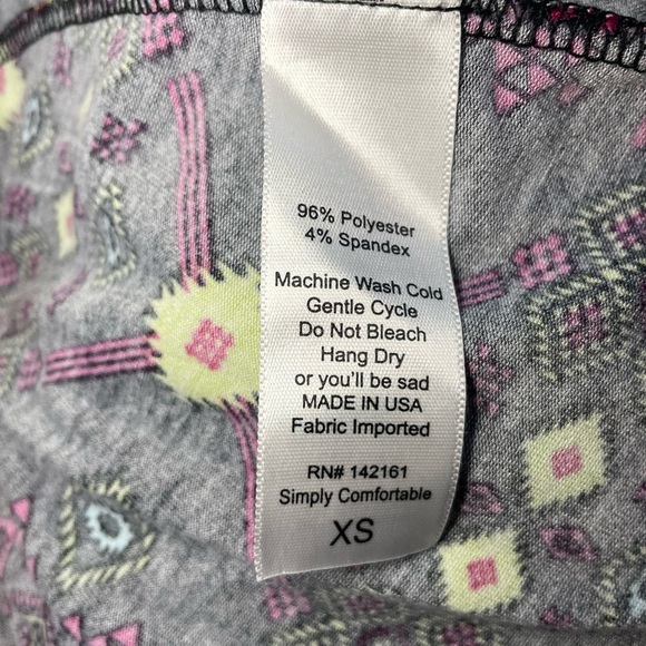 Bright Geometric Lularoe Madison Skirt - Picture 8 of 9